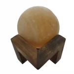پایه نگهدارنده چوبی سنگ نمک
