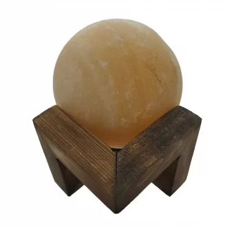 پایه نگهدارنده چوبی سنگ نمک
