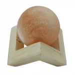 پایه نگهدارنده چوبی سنگ نمک