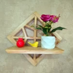 شلف دیواری چوبی